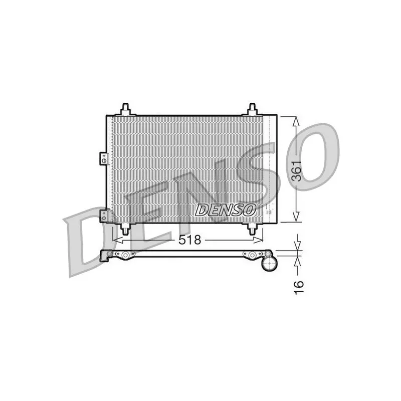 Condenseur, climatisation DENSO DCN07006