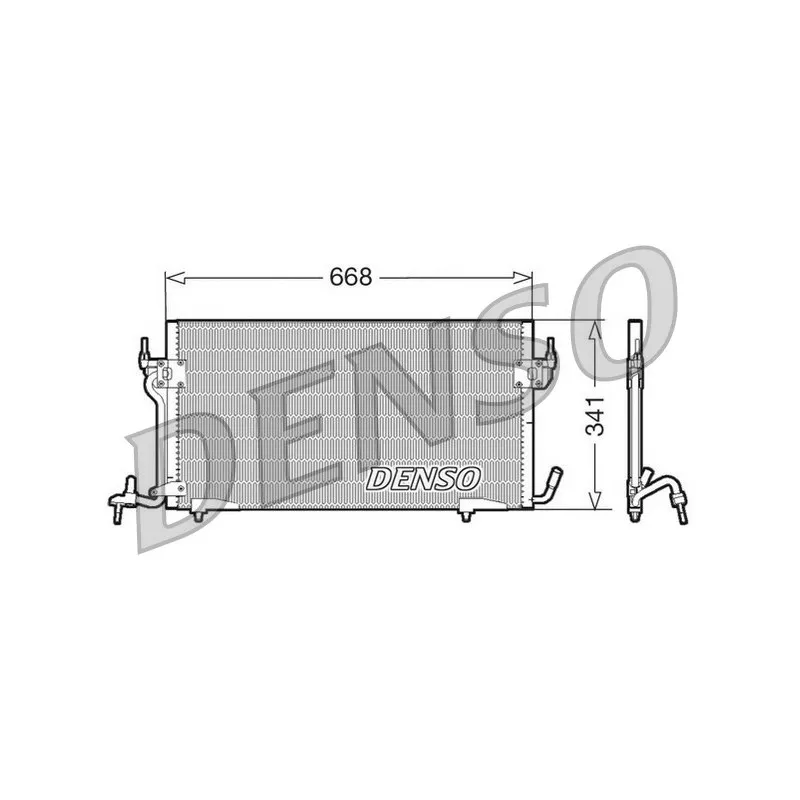 Condenseur, climatisation DENSO DCN07010