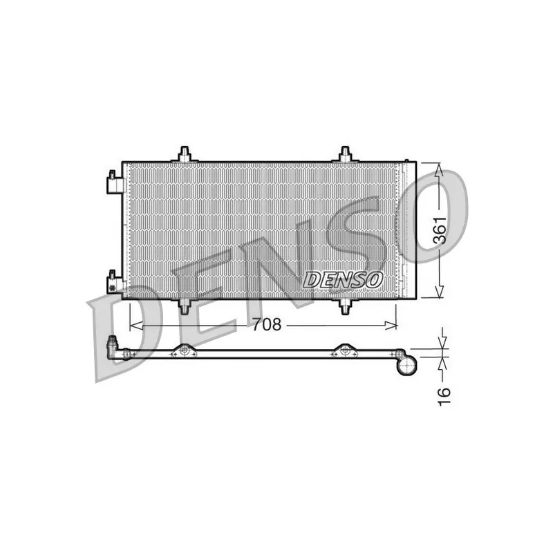 Condenseur, climatisation DENSO DCN07011