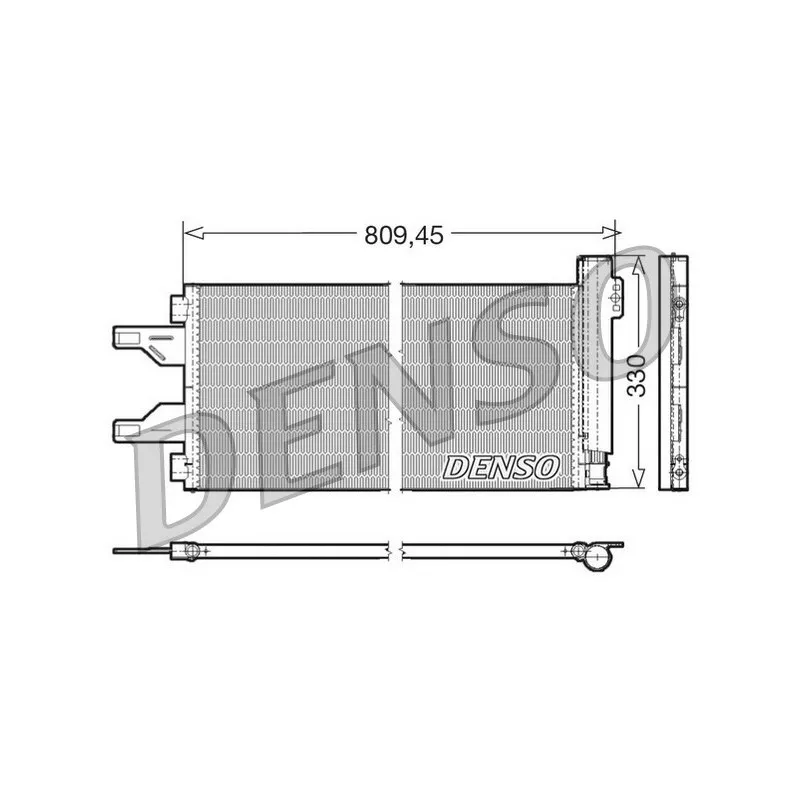 Condenseur, climatisation DENSO DCN07050