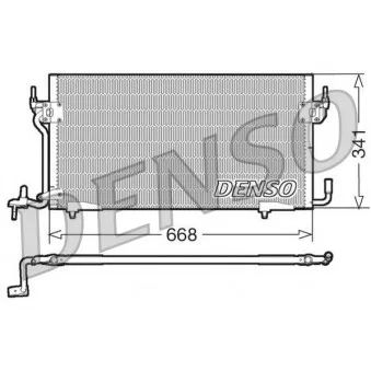 Condenseur, climatisation DENSO DCN07060