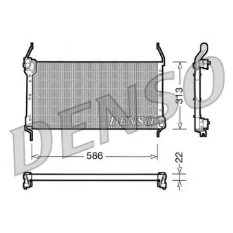 Condenseur, climatisation DENSO DCN09013