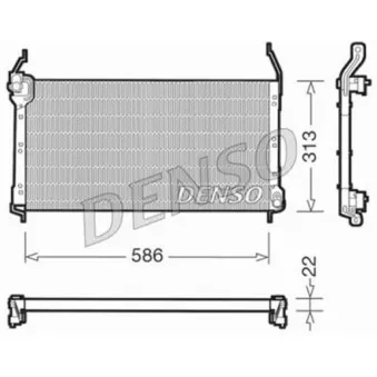 Condenseur, climatisation DENSO DCN09014