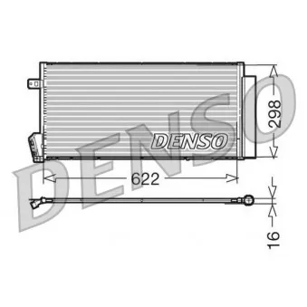 Condenseur, climatisation DENSO DCN09018
