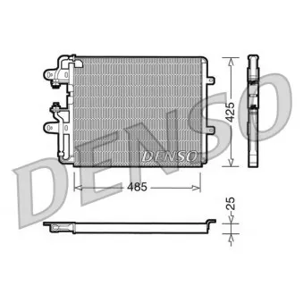 Condenseur, climatisation DENSO DCN09030
