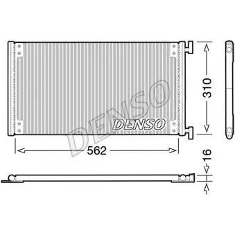 Condenseur, climatisation DENSO DCN09040
