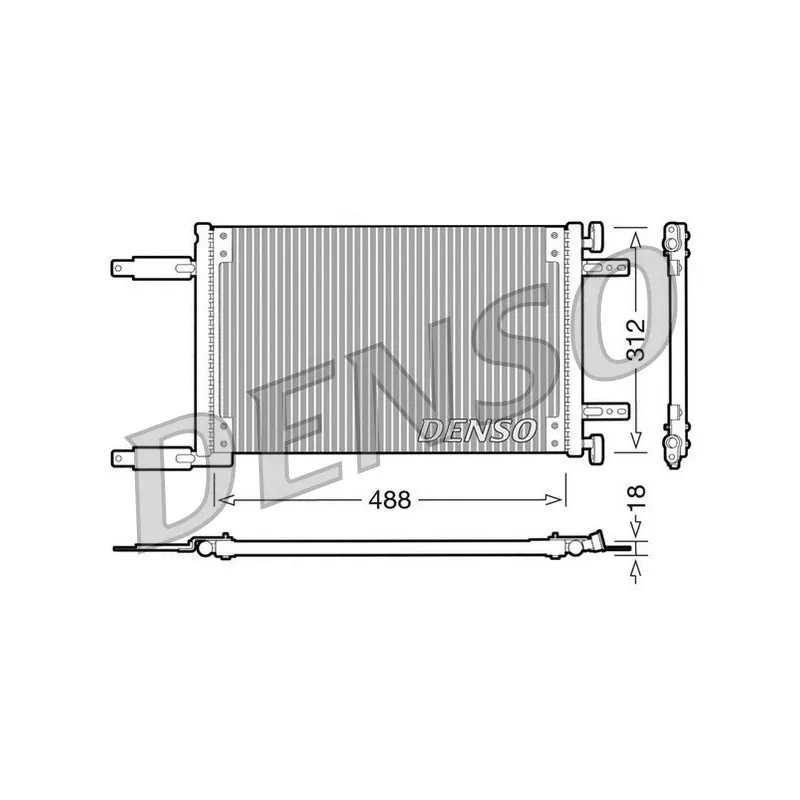 Condenseur, climatisation DENSO DCN09041