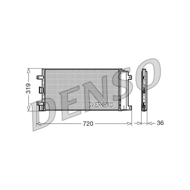 Condenseur, climatisation DENSO DCN09042