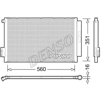 Condenseur, climatisation DENSO DCN09043