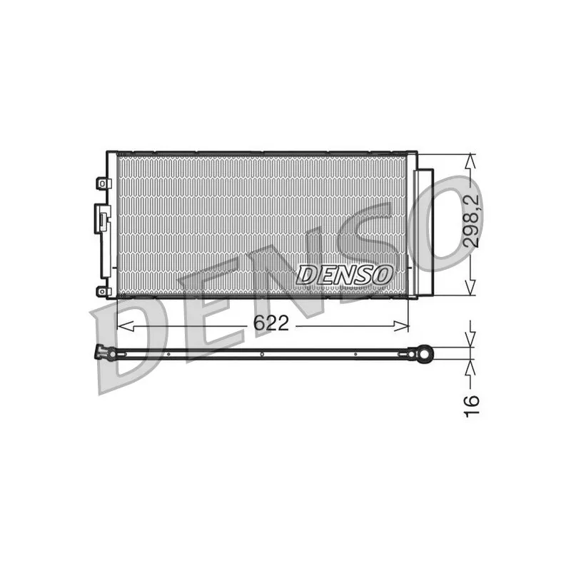 Condenseur, climatisation DENSO DCN09046