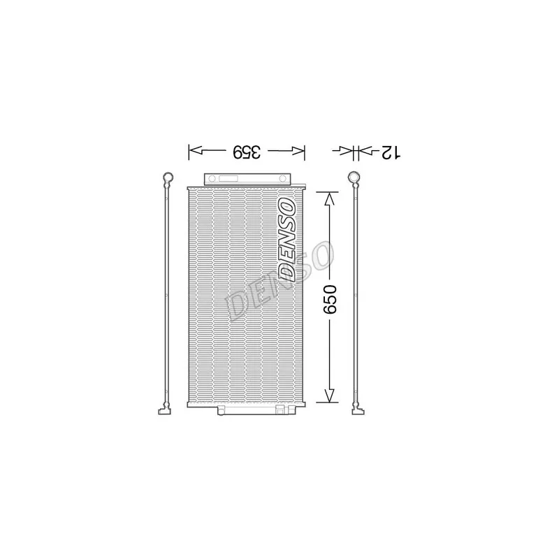 Condenseur, climatisation DENSO DCN09047