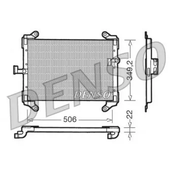 Condenseur, climatisation DENSO DCN09050
