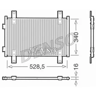 Condenseur, climatisation DENSO DCN09051