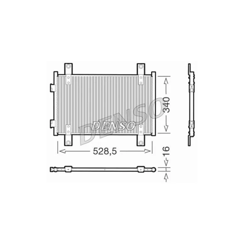 Condenseur, climatisation DENSO DCN09051