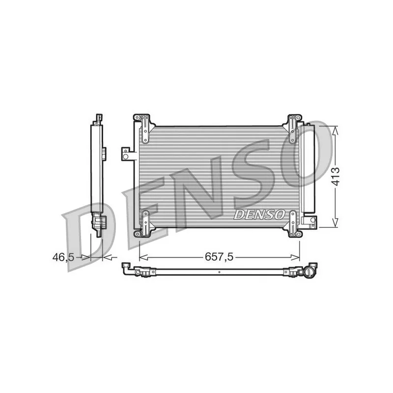 Condenseur, climatisation DENSO DCN09083