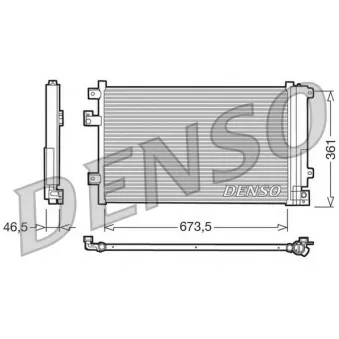 Condenseur, climatisation DENSO DCN09084