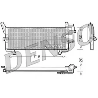 Condenseur, climatisation DENSO DCN09090
