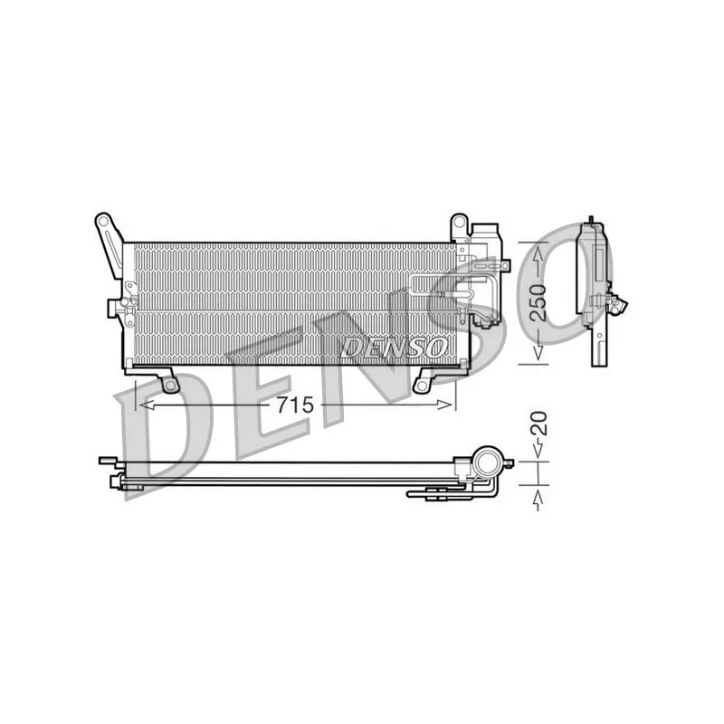 Condenseur, climatisation DENSO DCN09090