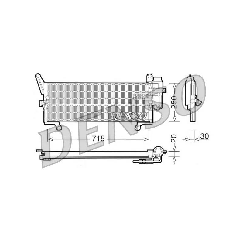 Condenseur, climatisation DENSO DCN09095