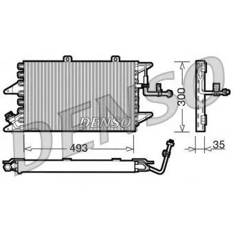 Condenseur, climatisation DENSO DCN09096