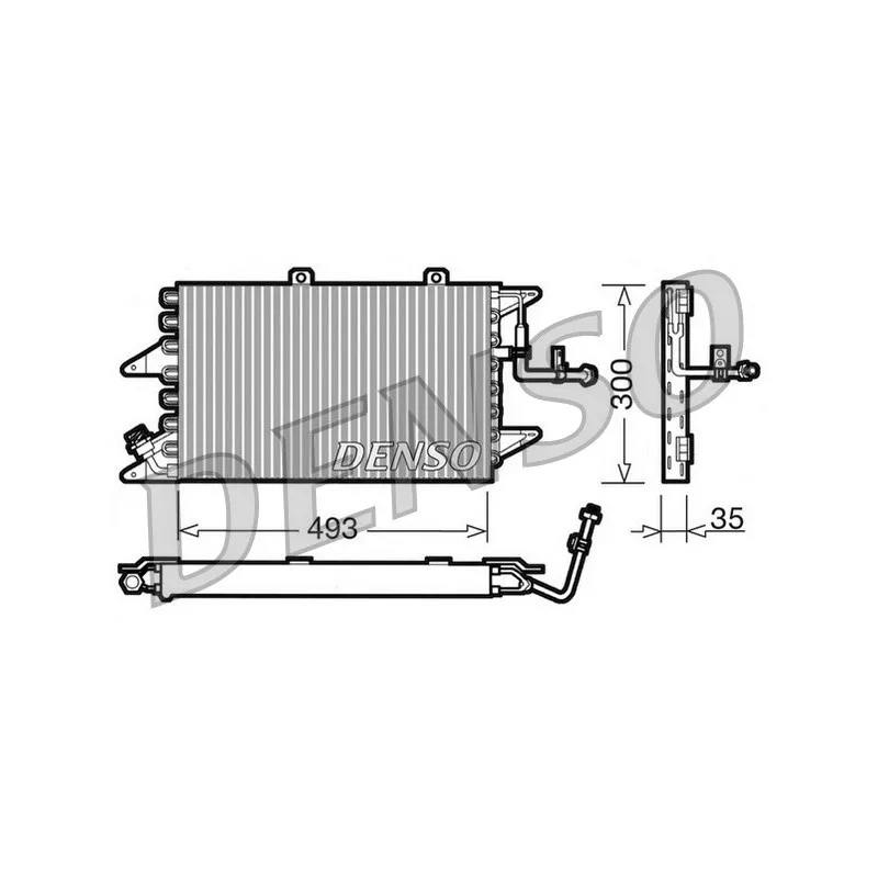Condenseur, climatisation DENSO DCN09096