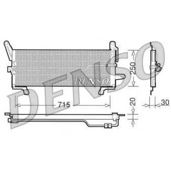 Condenseur, climatisation DENSO DCN09097