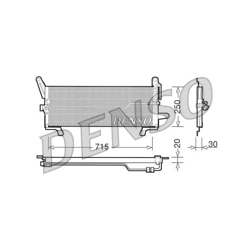 Condenseur, climatisation DENSO DCN09097