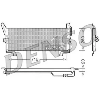 Condenseur, climatisation DENSO DCN09098
