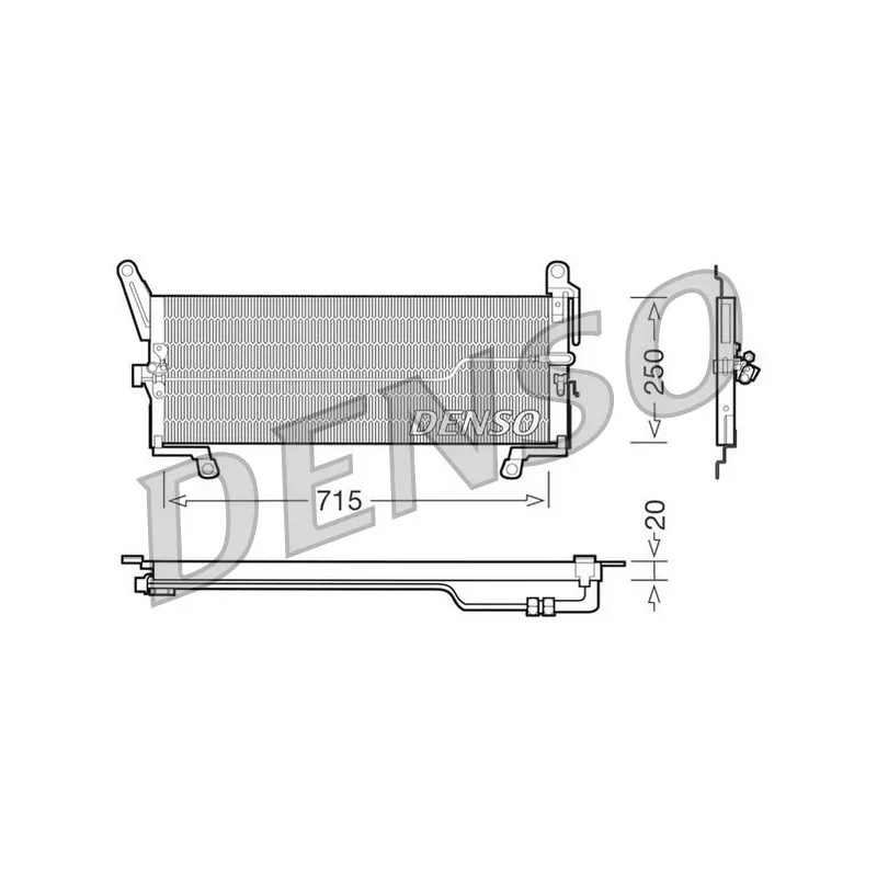 Condenseur, climatisation DENSO DCN09098
