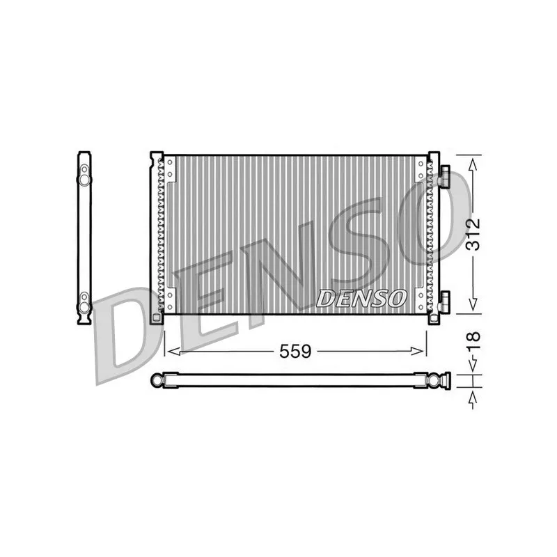Condenseur, climatisation DENSO DCN09100