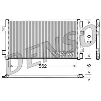 Condenseur, climatisation DENSO DCN09101