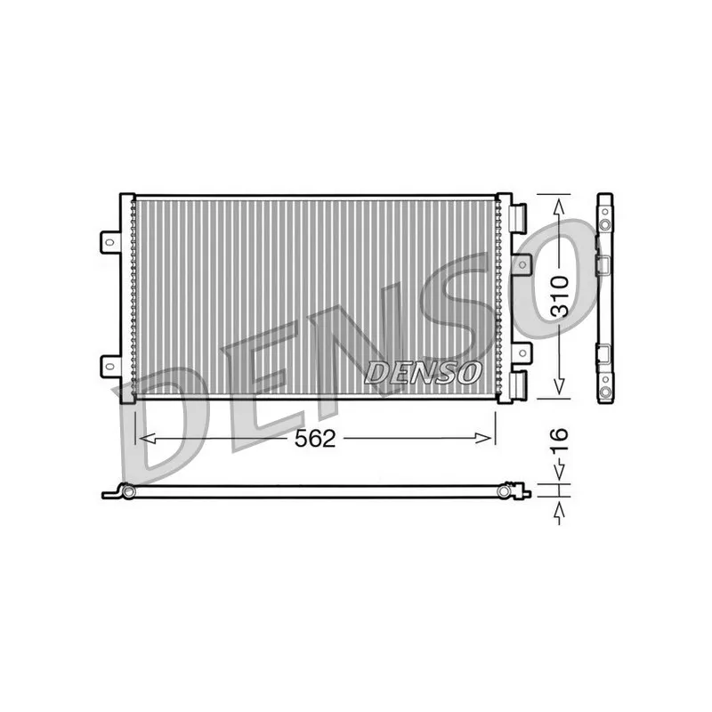 Condenseur, climatisation DENSO DCN09101