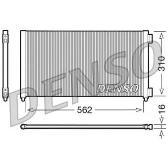 Condenseur, climatisation DENSO DCN09102