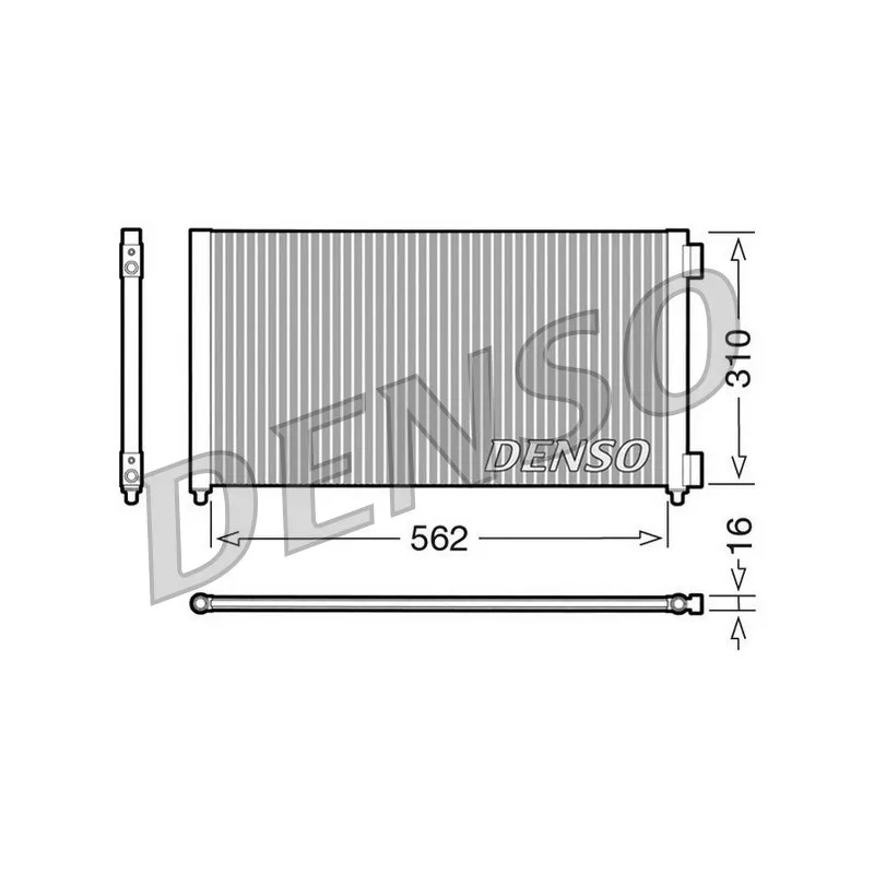 Condenseur, climatisation DENSO DCN09102
