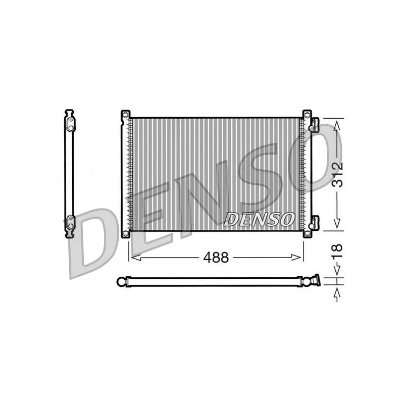 Condenseur, climatisation DENSO DCN09103