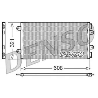 Condenseur, climatisation DENSO DCN09104