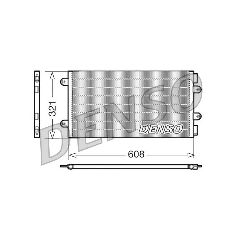 Condenseur, climatisation DENSO DCN09104