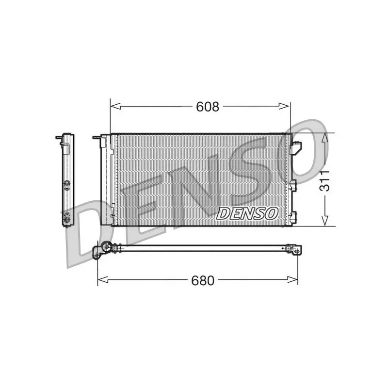 Condenseur, climatisation DENSO DCN09105