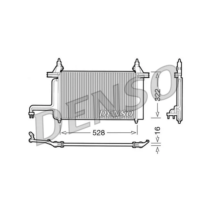 Condenseur, climatisation DENSO DCN09130