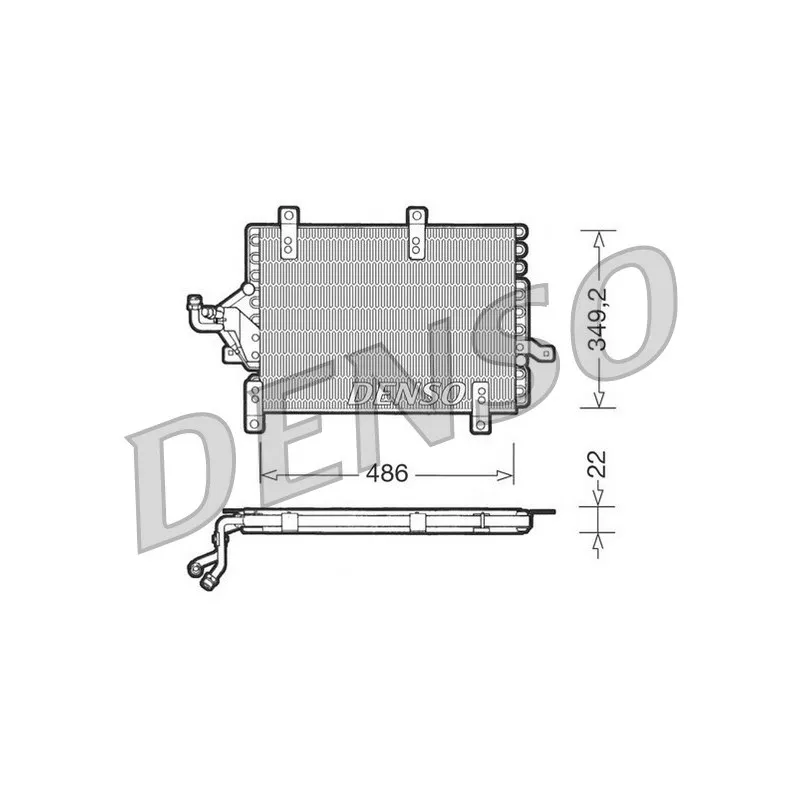 Condenseur, climatisation DENSO DCN09141