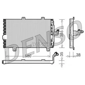 Condenseur, climatisation DENSO DCN09142