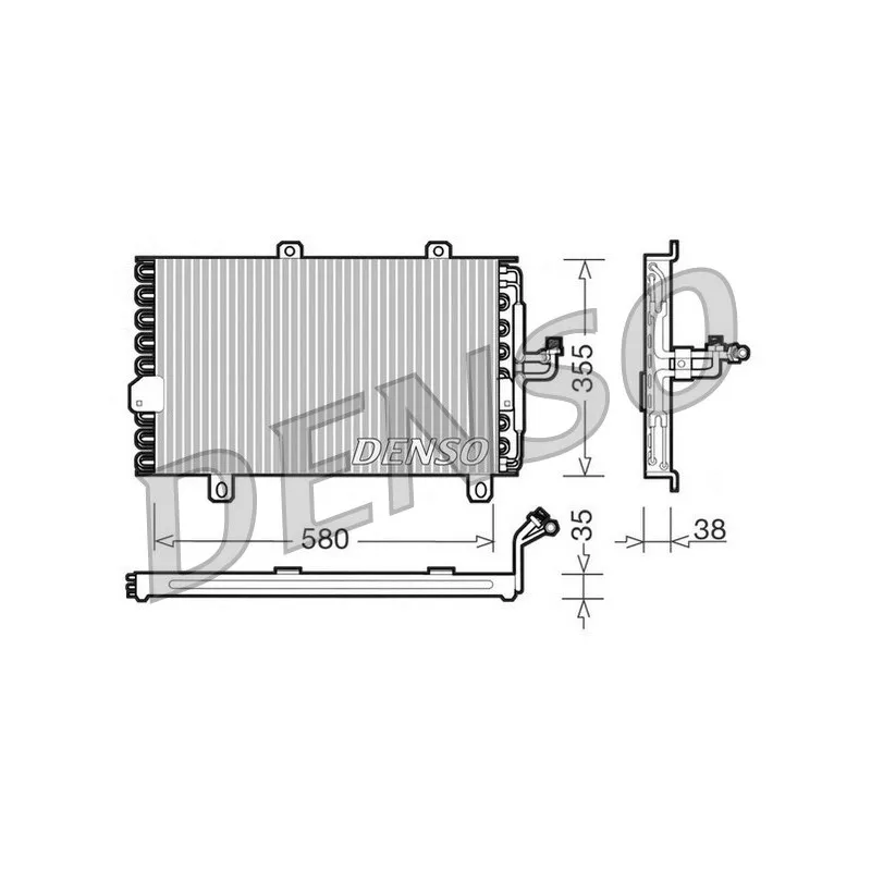 Condenseur, climatisation DENSO DCN09142