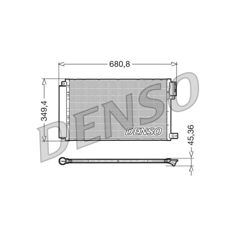 Condenseur, climatisation DENSO DCN09300