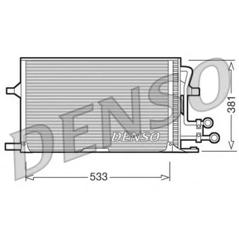 Condenseur, climatisation DENSO DCN10003