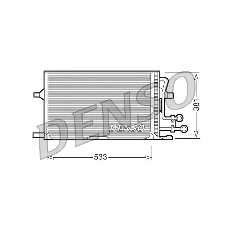 Condenseur, climatisation DENSO DCN10003