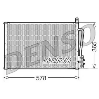 Condenseur, climatisation DENSO DCN10008