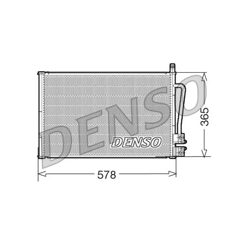 Condenseur, climatisation DENSO DCN10008