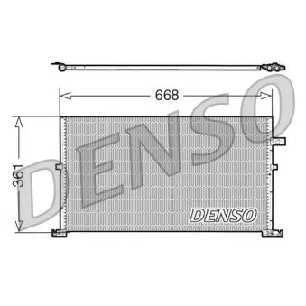 Condenseur, climatisation DENSO DCN10013
