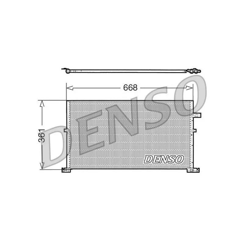 Condenseur, climatisation DENSO DCN10013