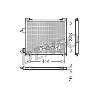Condenseur, climatisation DENSO DCN10015